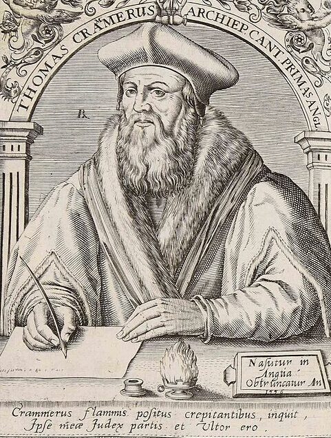 Thomas Cranmer engraving